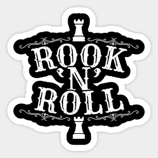 Rook 'n' roll - Chess Sticker